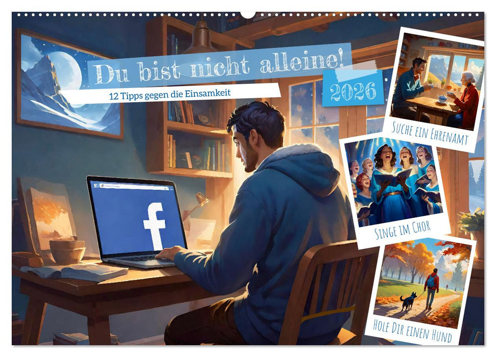 Du bist nicht alleine! (CALVENDO Wandkalender 2026)