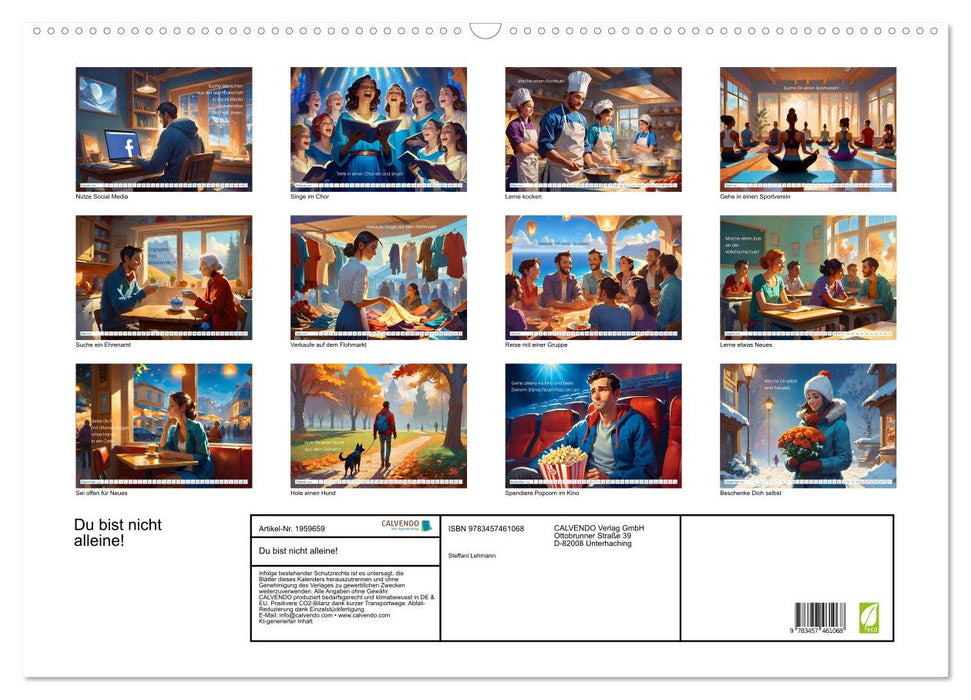 Du bist nicht alleine! (CALVENDO Wandkalender 2026)