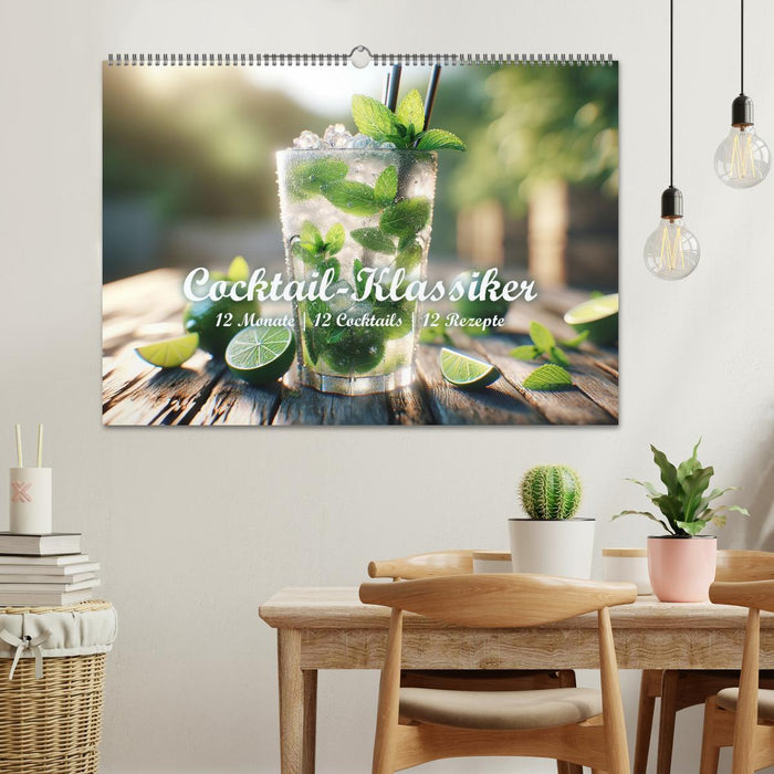 Cocktail-Klassiker (CALVENDO Wandkalender 2026)