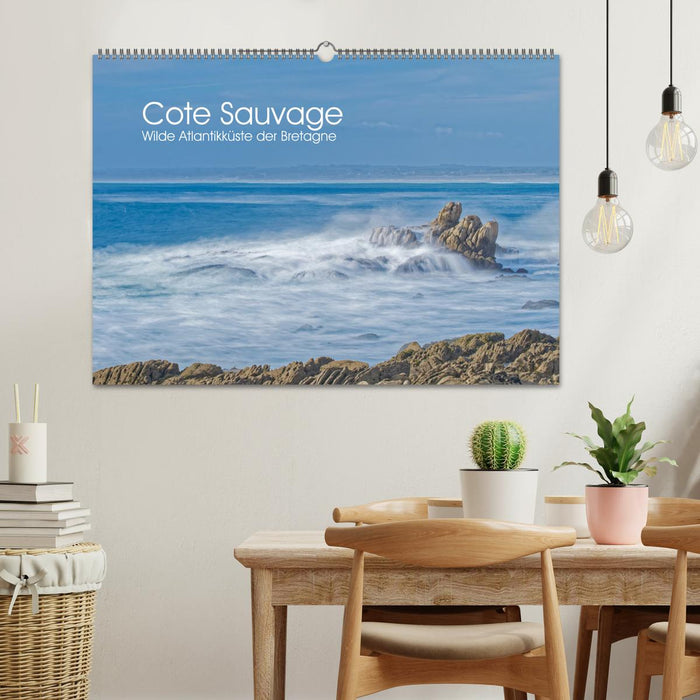 Cote Sauvage. Wilde Atlantikküste der Bretagne. (CALVENDO Wandkalender 2026)
