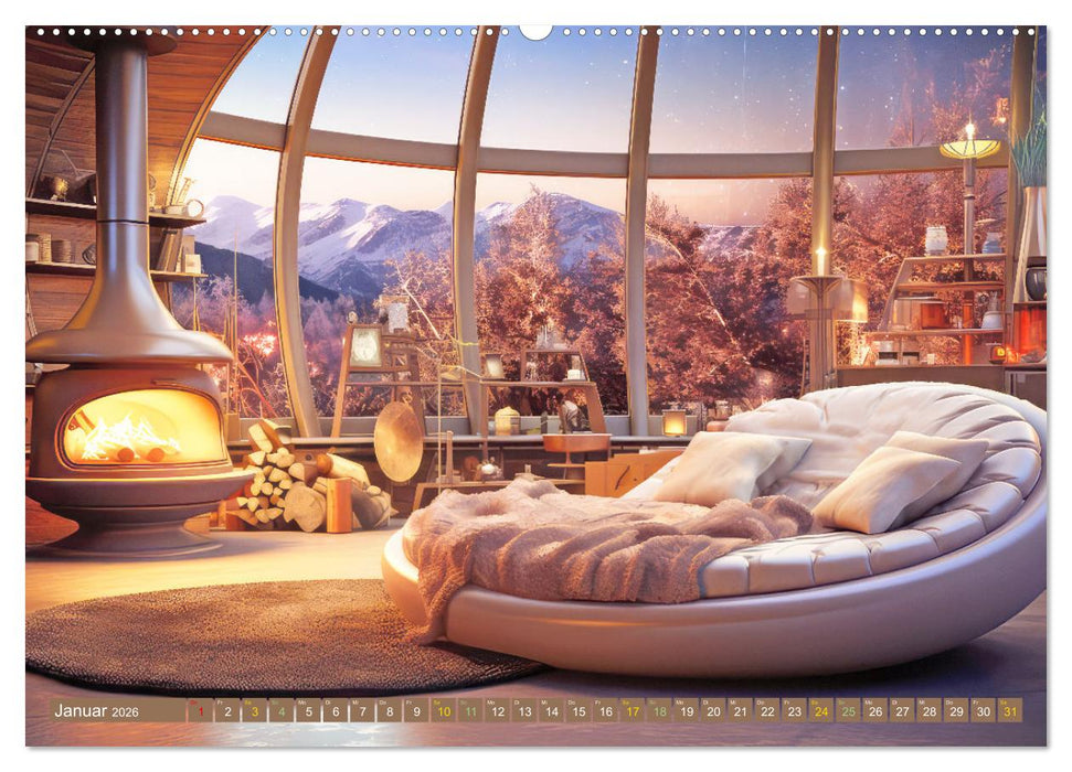 Seelenräume voller Harmonie (CALVENDO Premium Wandkalender 2026)