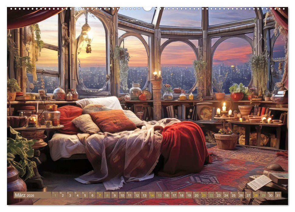 Seelenräume voller Harmonie (CALVENDO Premium Wandkalender 2026)