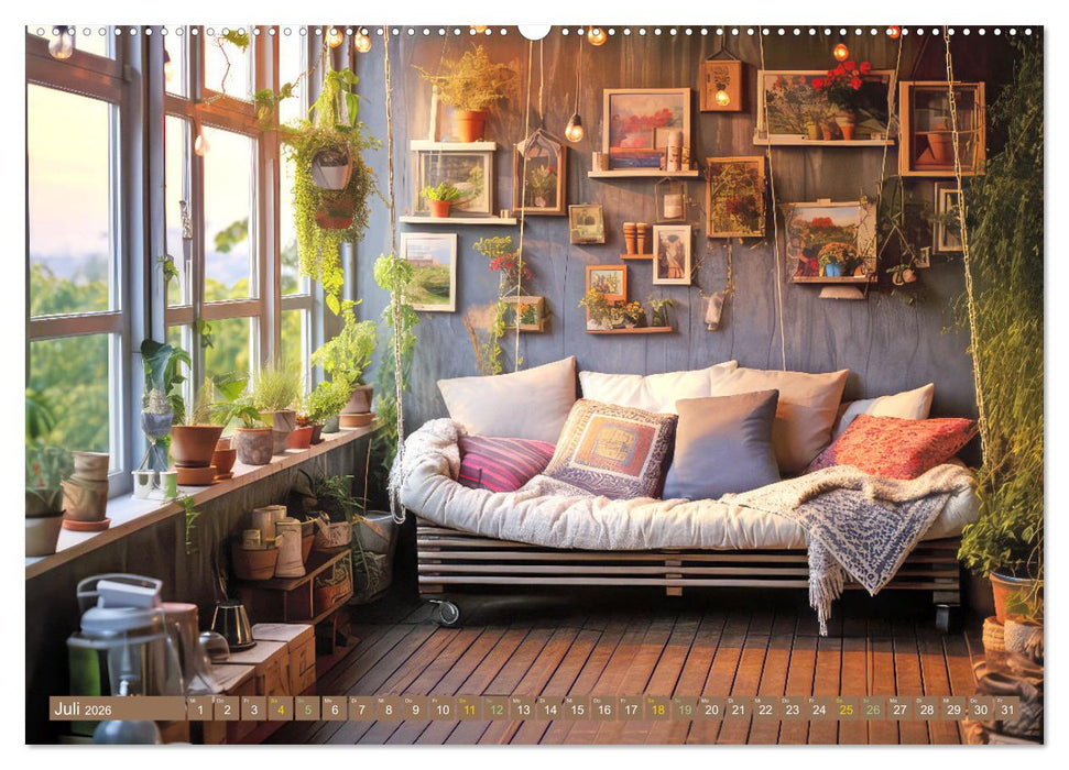 Seelenräume voller Harmonie (CALVENDO Premium Wandkalender 2026)