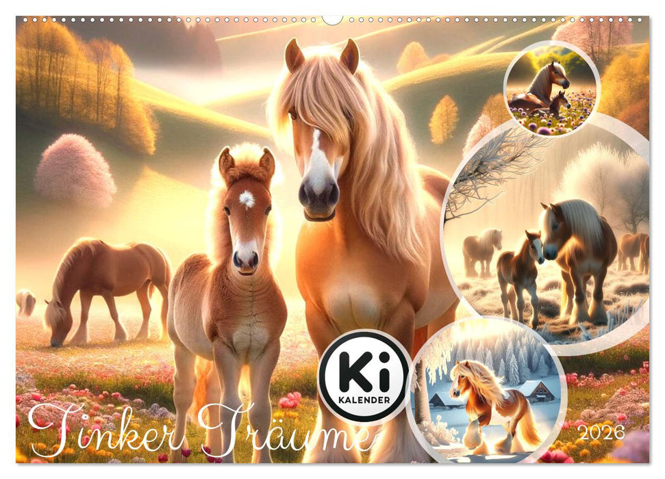 Tinker Träume - Ein Jahr auf zauberhaften Weiden (CALVENDO Wandkalender 2026)