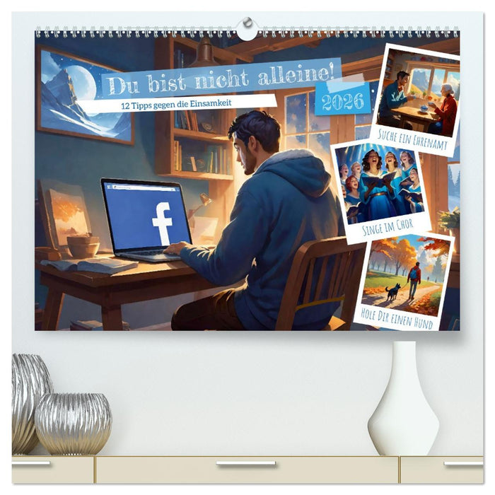 Du bist nicht alleine! (CALVENDO Premium Wandkalender 2026)