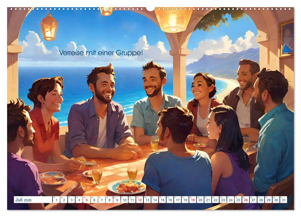 Du bist nicht alleine! (CALVENDO Premium Wandkalender 2026)