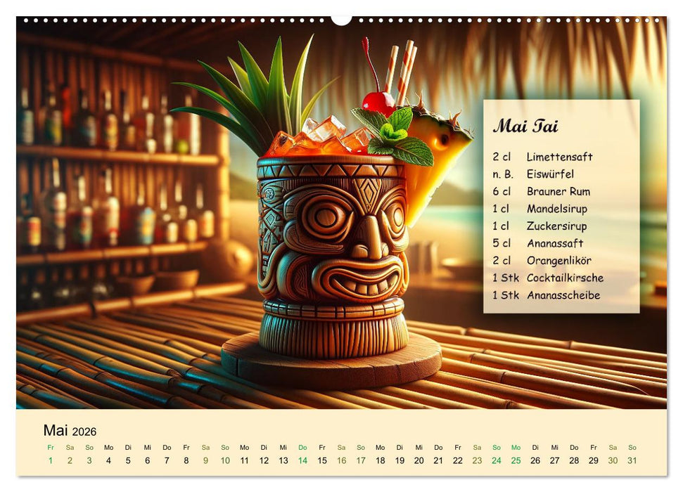 Cocktail-Klassiker (CALVENDO Premium Wandkalender 2026)