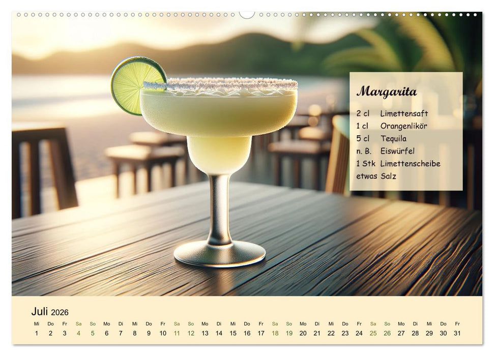 Cocktail-Klassiker (CALVENDO Premium Wandkalender 2026)