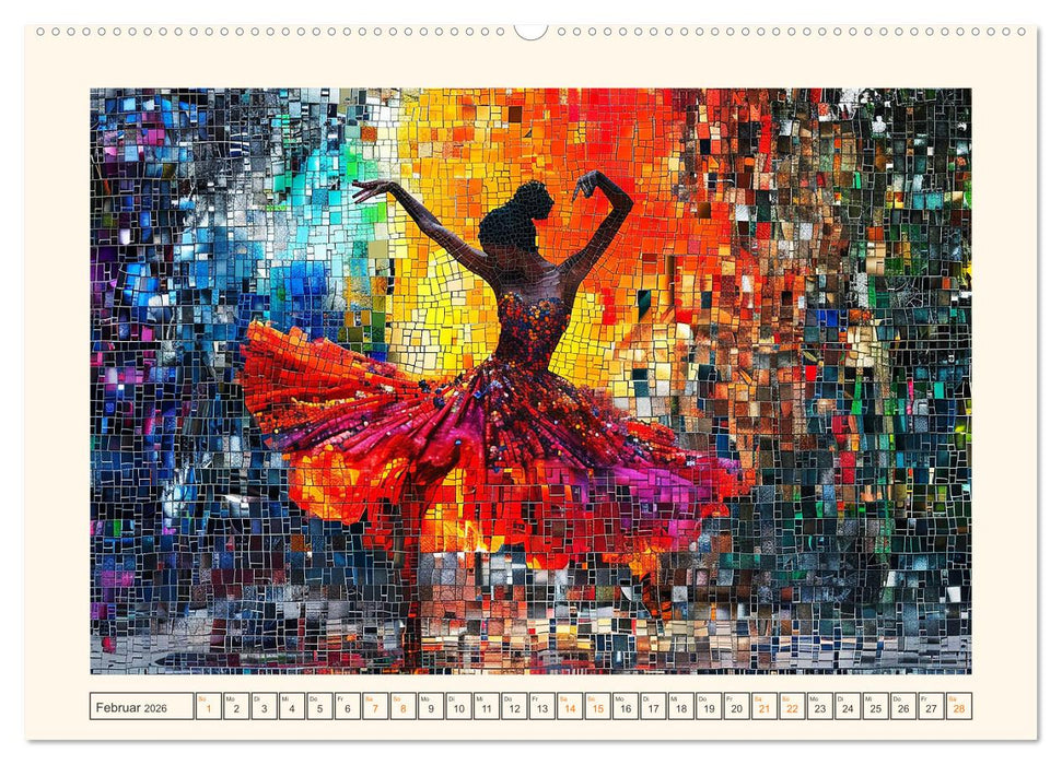 Mosaike (CALVENDO Premium Wandkalender 2026)