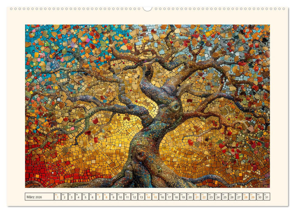 Mosaike (CALVENDO Premium Wandkalender 2026)