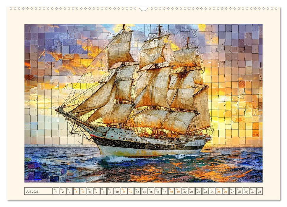 Mosaike (CALVENDO Premium Wandkalender 2026)