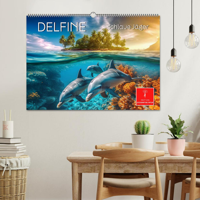 Delfine - schlaue Jäger (CALVENDO Wandkalender 2026)