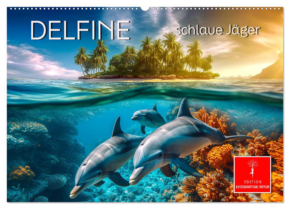 Delfine - schlaue Jäger (CALVENDO Wandkalender 2026)