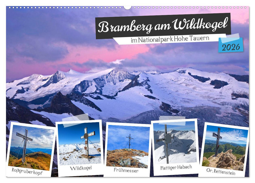 Bramberg am Wildkogel (CALVENDO Wandkalender 2026)