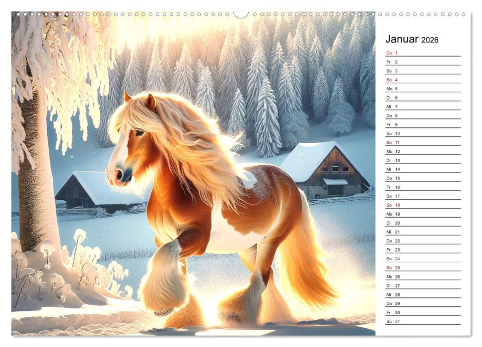 Tinker Träume - Ein Jahr auf zauberhaften Weiden (CALVENDO Premium Wandkalender 2026)