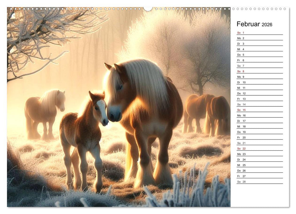 Tinker Träume - Ein Jahr auf zauberhaften Weiden (CALVENDO Premium Wandkalender 2026)