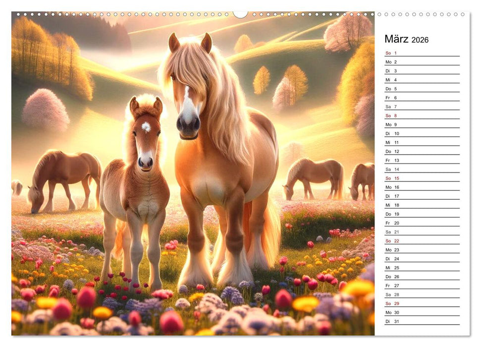 Tinker Träume - Ein Jahr auf zauberhaften Weiden (CALVENDO Premium Wandkalender 2026)