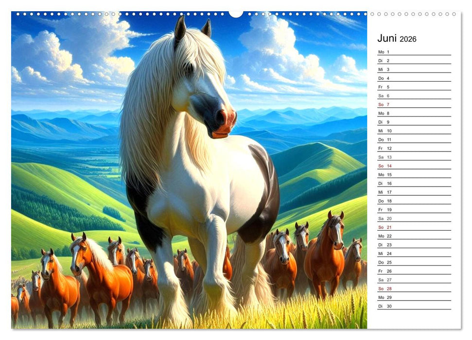 Tinker Träume - Ein Jahr auf zauberhaften Weiden (CALVENDO Premium Wandkalender 2026)