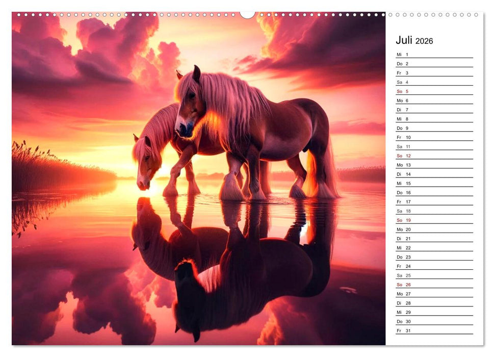 Tinker Träume - Ein Jahr auf zauberhaften Weiden (CALVENDO Premium Wandkalender 2026)