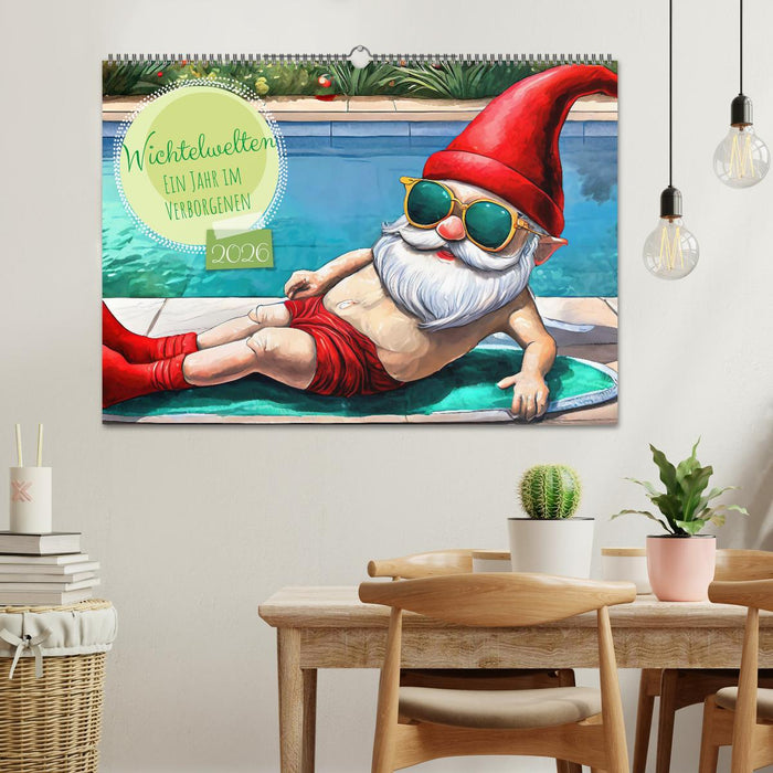 Wichtelwelten - Ein Jahr im Verborgenen (CALVENDO Wandkalender 2026)