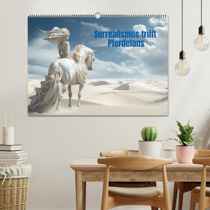 Surrealismus trifft Pferdefans (CALVENDO Wandkalender 2026)
