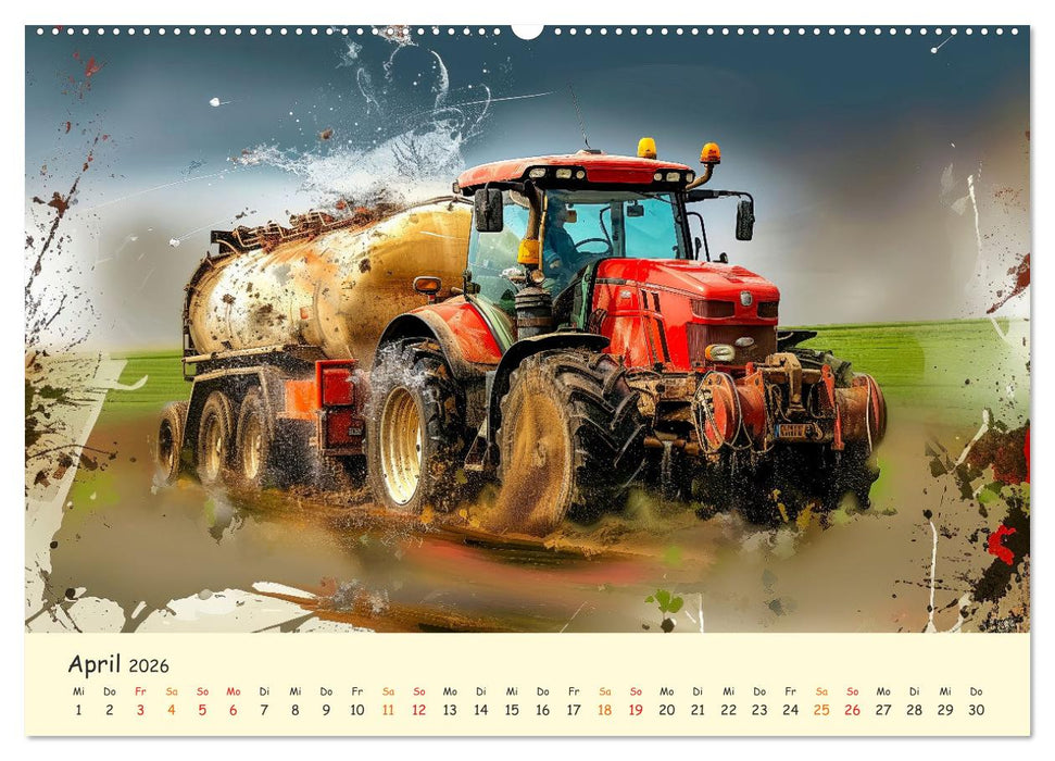 Traktoren - tolle Momente (CALVENDO Wandkalender 2026)