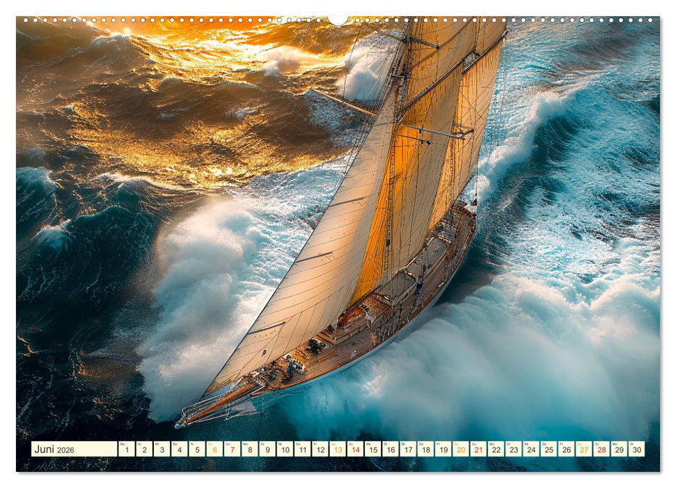 Segeln - schöne Momente (CALVENDO Premium Wandkalender 2026)