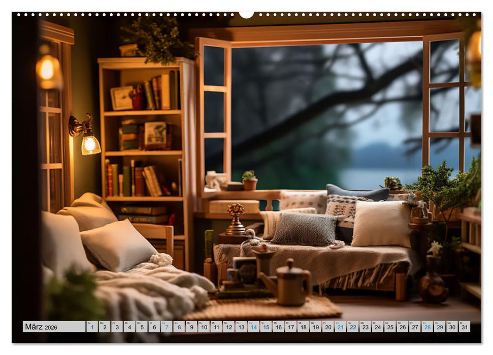 Gemütliche Miniwelten (CALVENDO Wandkalender 2026)