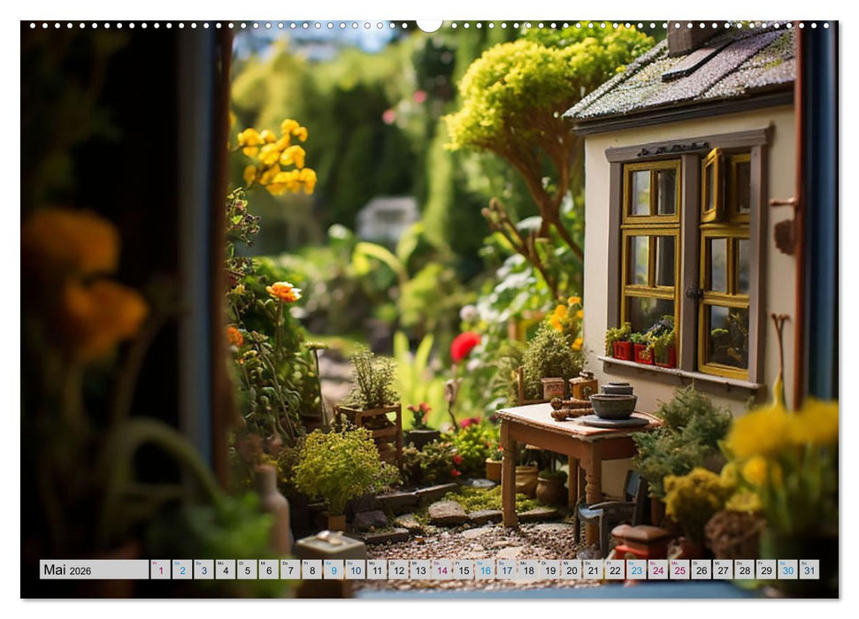 Gemütliche Miniwelten (CALVENDO Wandkalender 2026)