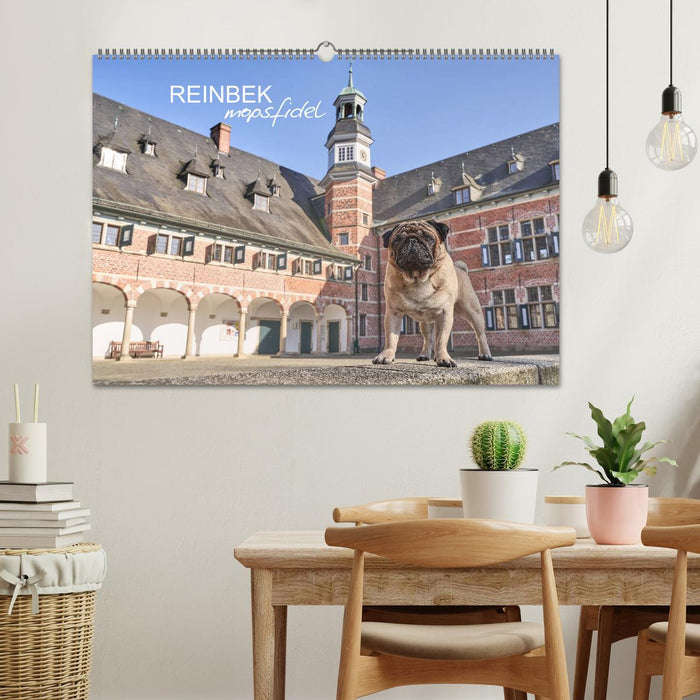 Reinbek mopsfidel (CALVENDO Wandkalender 2026)