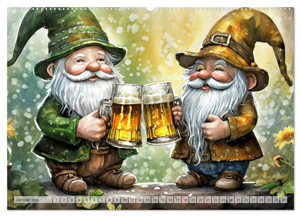 Wichtelwelten - Ein Jahr im Verborgenen (CALVENDO Premium Wandkalender 2026)