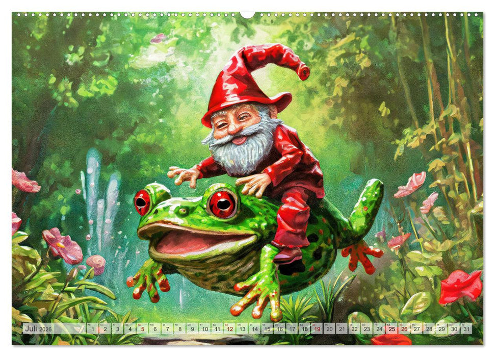 Wichtelwelten - Ein Jahr im Verborgenen (CALVENDO Premium Wandkalender 2026)