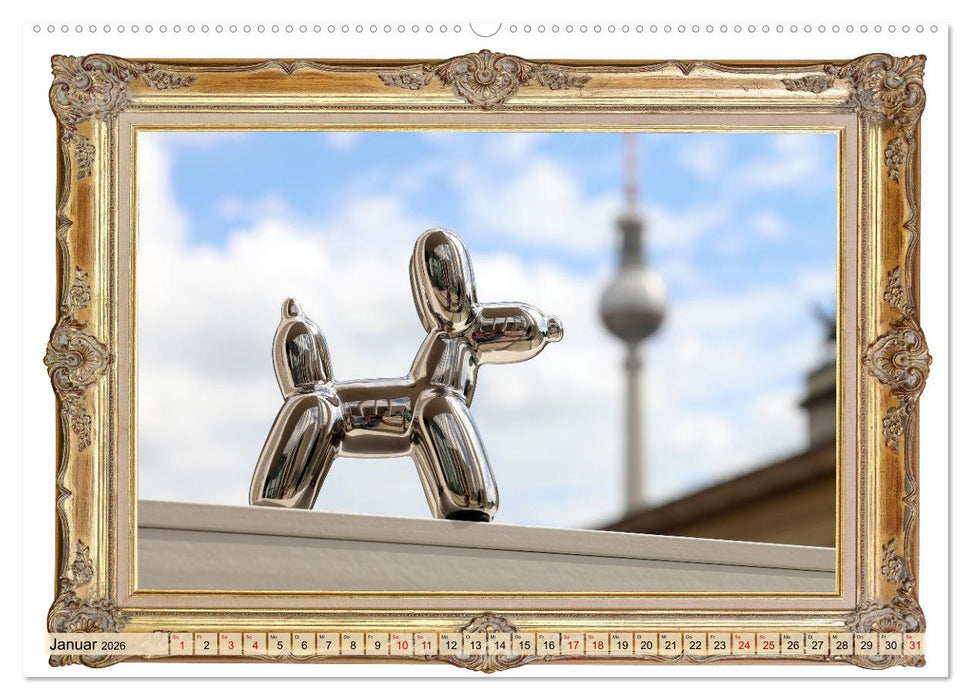 Hunde sind Kunst (CALVENDO Premium Wandkalender 2026)