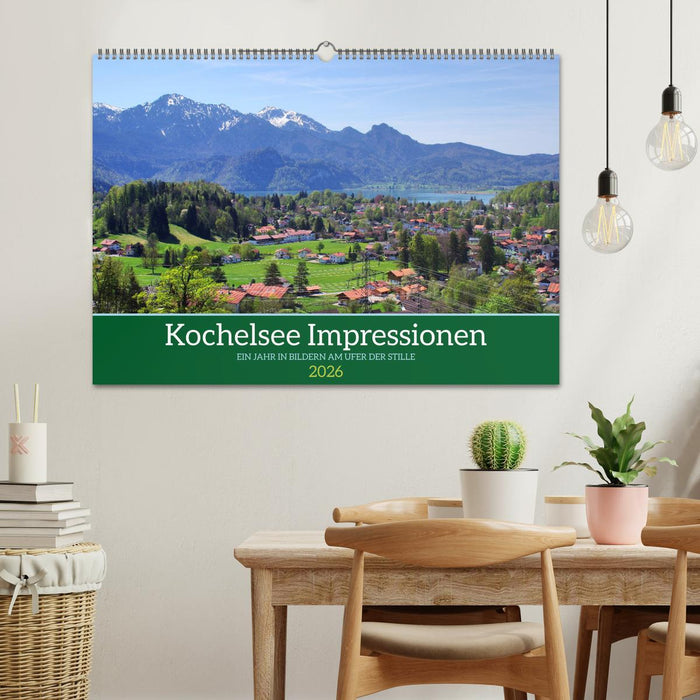 Kochelsee Impressionen - Ein Jahr in Bildern am Ufer der Stille (CALVENDO Wandkalender 2026)