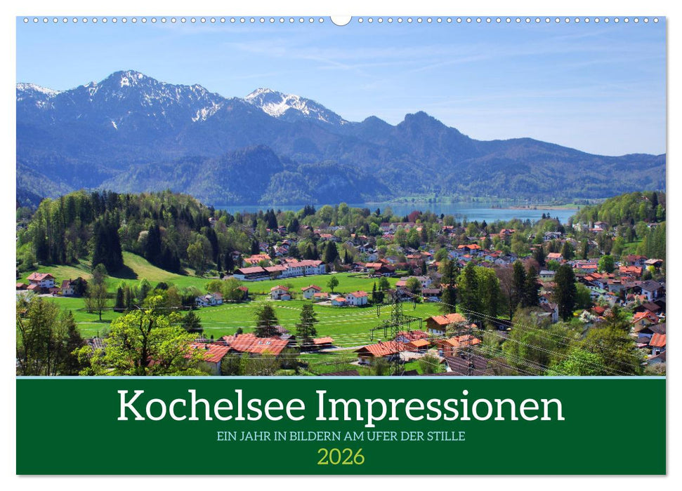 Kochelsee Impressionen - Ein Jahr in Bildern am Ufer der Stille (CALVENDO Wandkalender 2026)