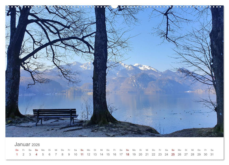 Kochelsee Impressionen - Ein Jahr in Bildern am Ufer der Stille (CALVENDO Wandkalender 2026)