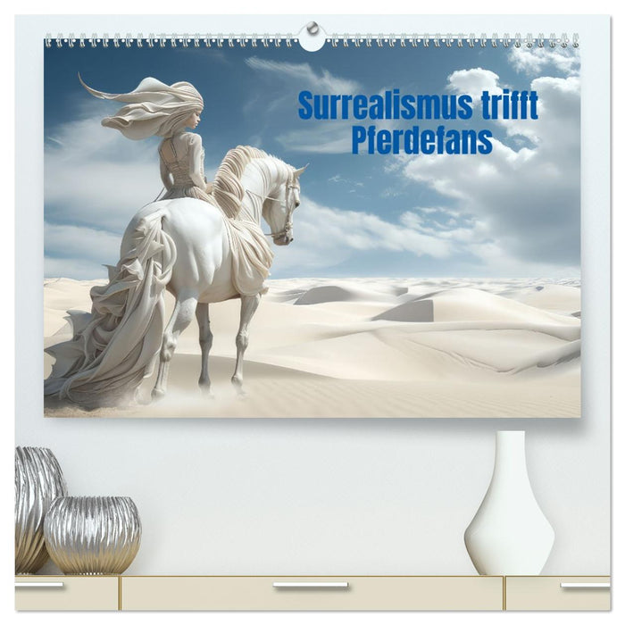 Surrealismus trifft Pferdefans (CALVENDO Premium Wandkalender 2026)