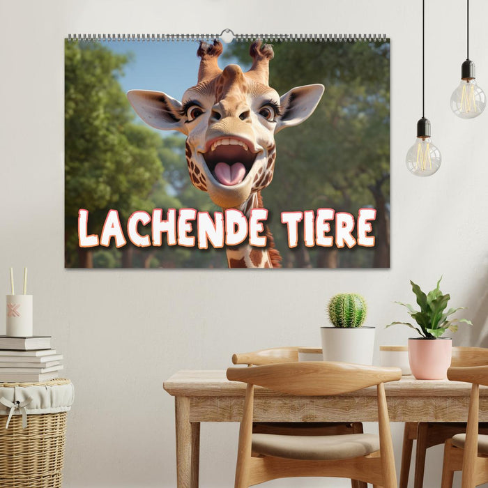 Lachende Tiere (CALVENDO Wandkalender 2026)