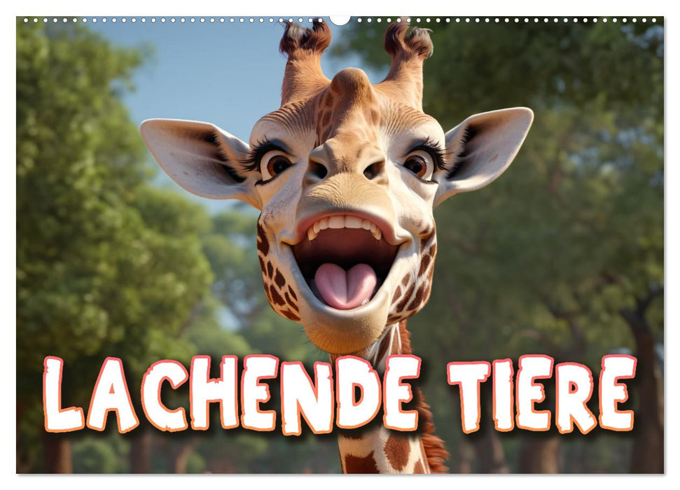 Lachende Tiere (CALVENDO Wandkalender 2026)