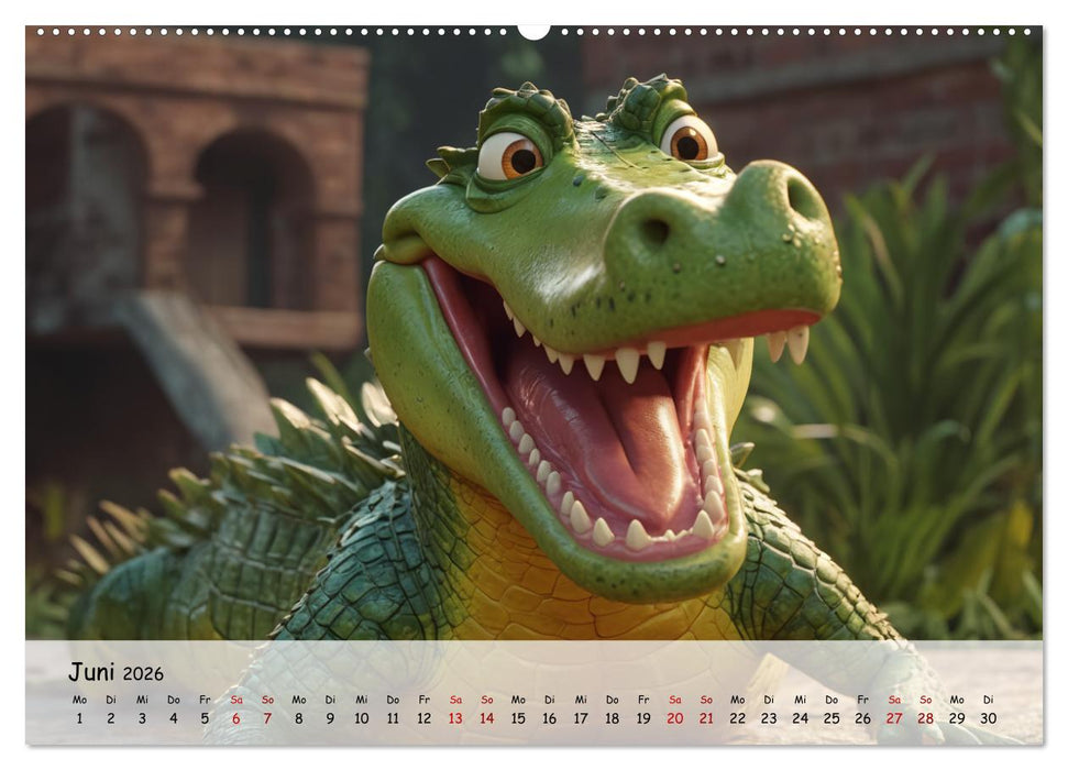 Lachende Tiere (CALVENDO Wandkalender 2026)