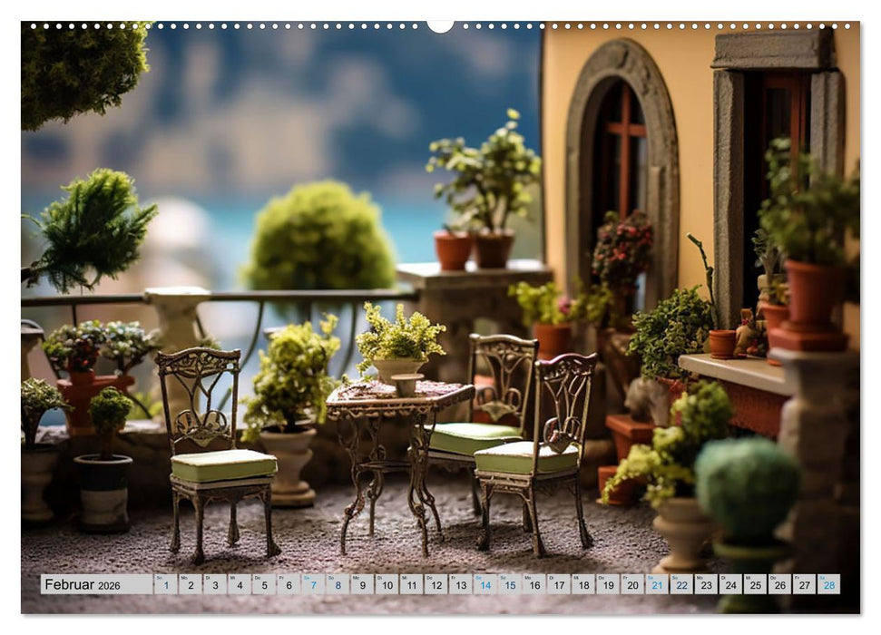 Gemütliche Miniwelten (CALVENDO Premium Wandkalender 2026)