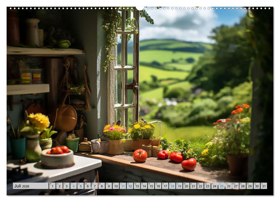 Gemütliche Miniwelten (CALVENDO Premium Wandkalender 2026)