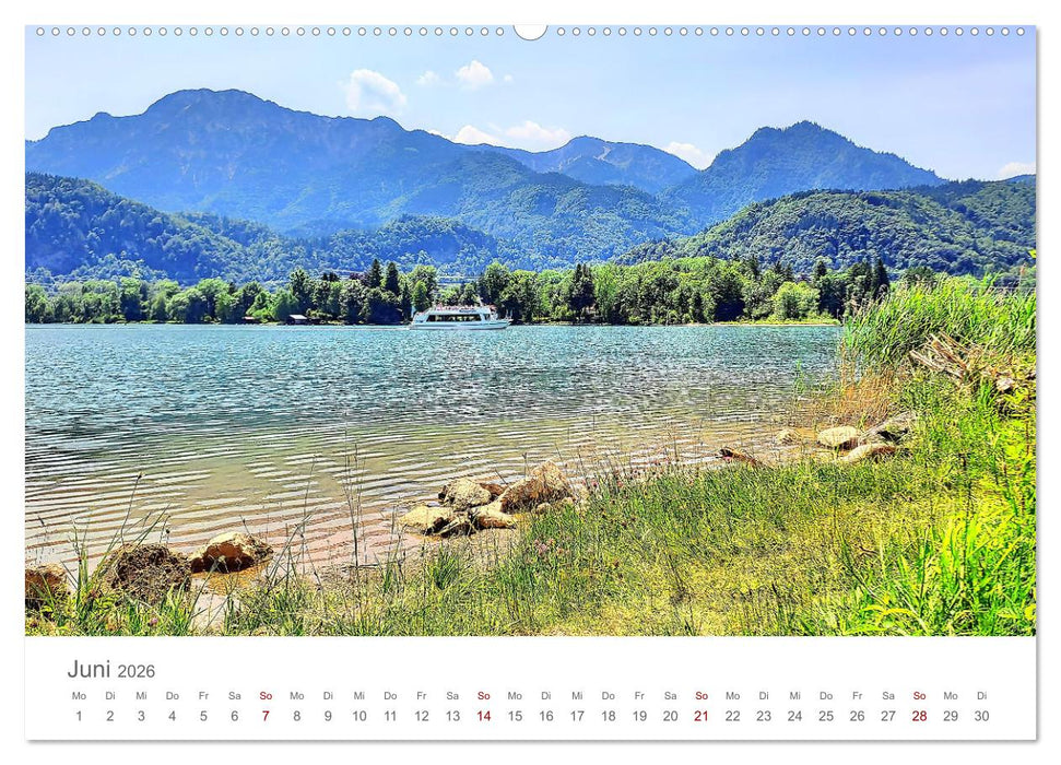 Kochelsee Impressionen - Ein Jahr in Bildern am Ufer der Stille (CALVENDO Premium Wandkalender 2026)