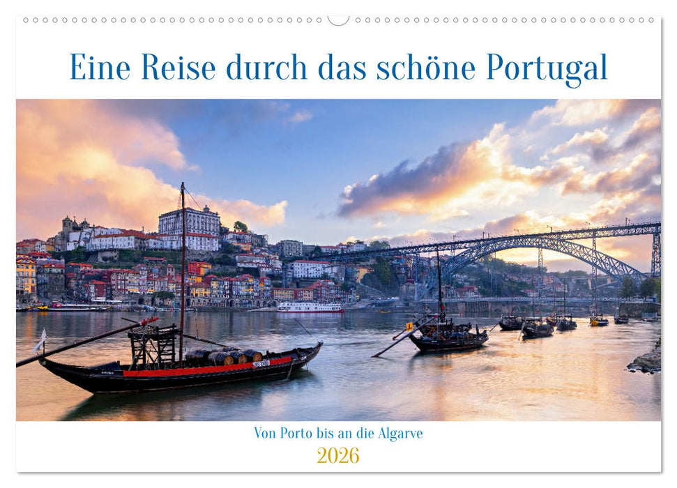 Von Porto bis an die Algarve (CALVENDO Wandkalender 2026)