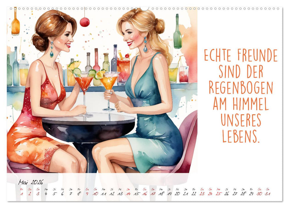 Beste Freundinnen (CALVENDO Wandkalender 2026)
