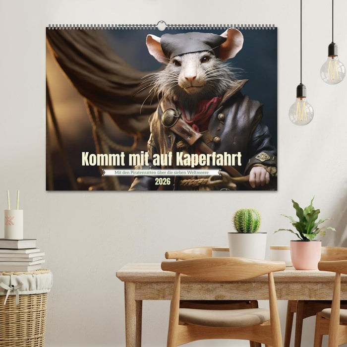 Kommt mit auf Kaperfahrt (CALVENDO Wandkalender 2026)