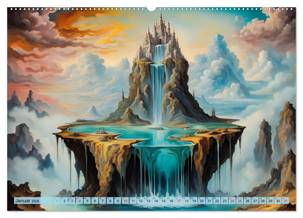 Magie der Natur - Wasserfälle (CALVENDO Premium Wandkalender 2026)