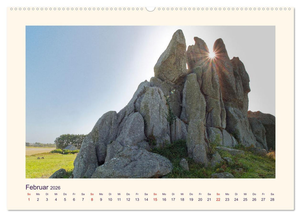 Menhire der Bretagne (CALVENDO Premium Wandkalender 2026)