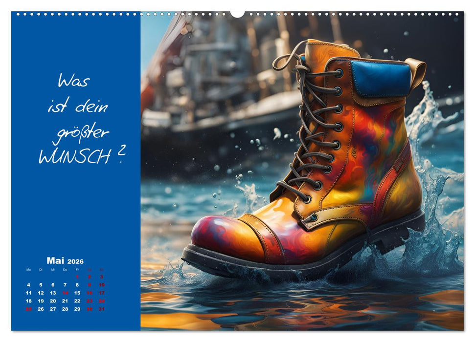 KI Mut - Trau Dich und stell Dir die richtige Frage (CALVENDO Wandkalender 2026)