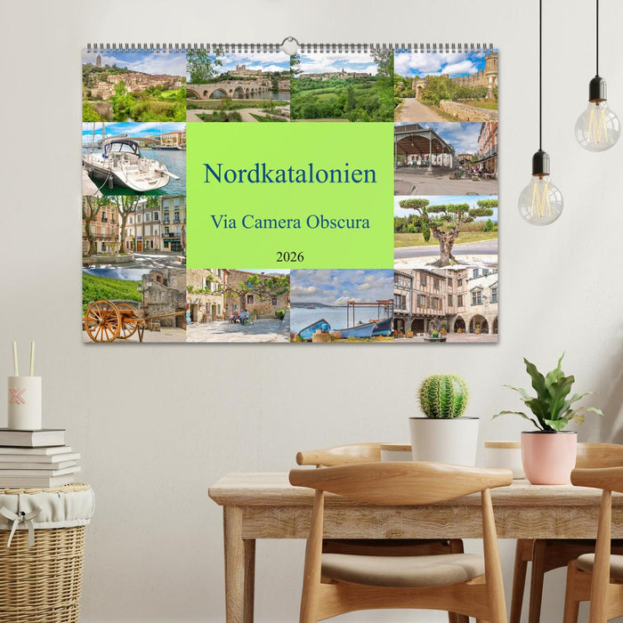 Nordkatalonien Via Camera Obscura (CALVENDO Wandkalender 2026)